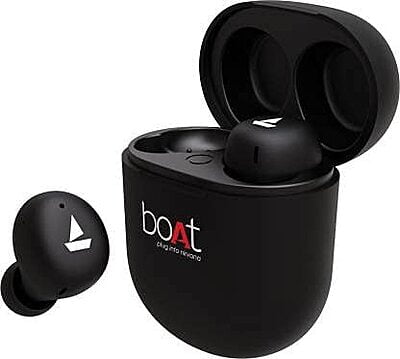 boAt Airdopes 381 with ASAP Charge Bluetooth Headset (Mint Purple, True Wireless)