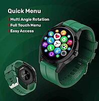 Fire Boltt Unisex BSW004 Teal Dial Silicone HD Display Smart Watch