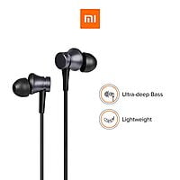 Xiaomi Mi Wired in Ear Earphones with Mic Basic with Ultra Deep Bass  (Black)