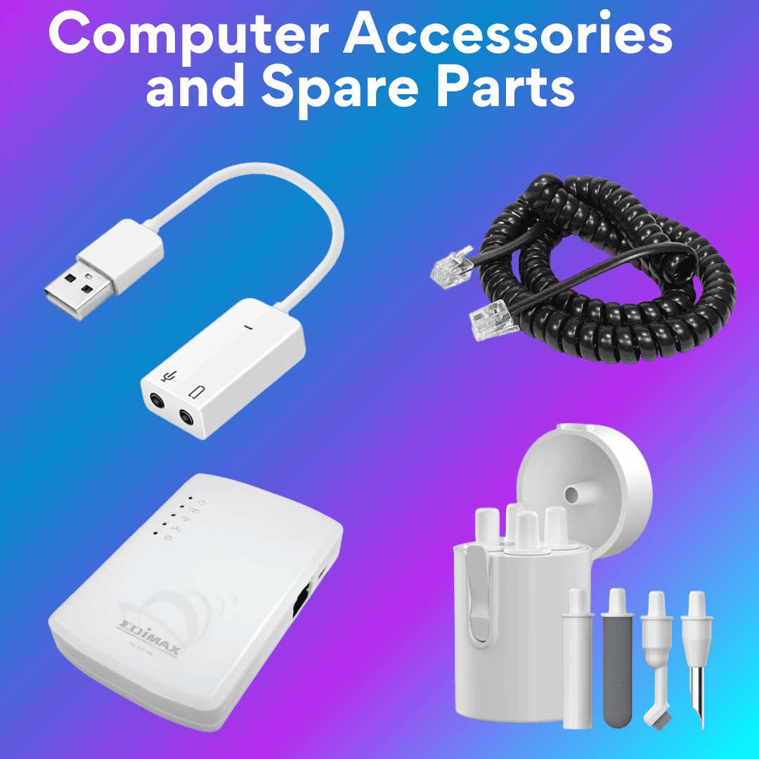 Boost Your Setup with Essential Computer Accessories & Spare Parts