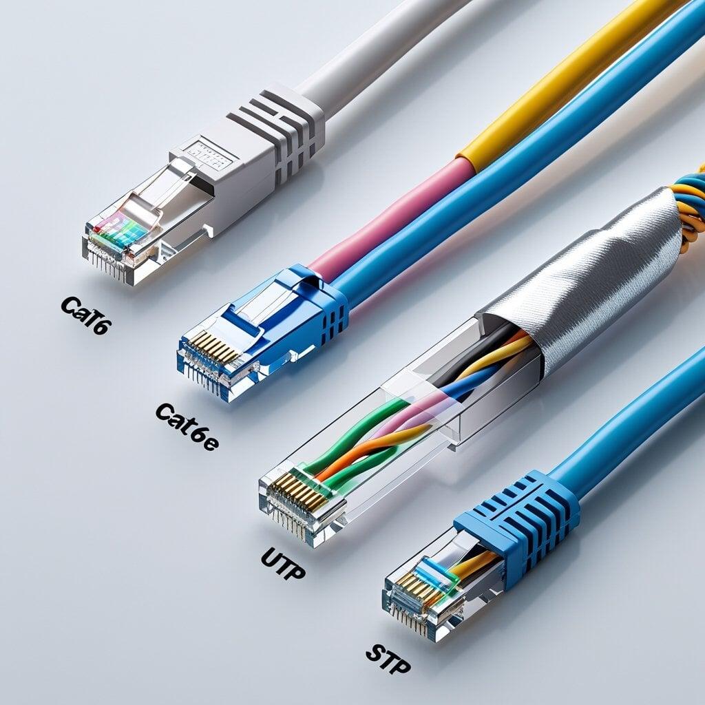 Types of LAN Cables: Cat6, Cat6e, UTP, STP – A Complete Guide ...