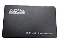 ADNET 2.5" USB 2.0 AD 993 EXTERNAL SATA HARD DISK DRIVE ENCLOSURE CASING HDD CASE