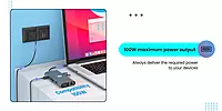 Portronics Mport 11C 11-in-1 Multiport USB Type C HUB with Type C Charging, 100MBPS Speed SD Card, VGA Port, 100W Max Output for MacBook Pro Portronics Mport 11C 11-in-1 Multiport USB Type C HUB with Type C Charging, 100MBPS Speed SD Card, VGA Port, 100W Max Output for MacBook Pro