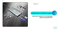 Portronics Mport 11C 11-in-1 Multiport USB Type C HUB with Type C Charging, 100MBPS Speed SD Card, VGA Port, 100W Max Output for MacBook Pro Portronics Mport 11C 11-in-1 Multiport USB Type C HUB with Type C Charging, 100MBPS Speed SD Card, VGA Port, 100W Max Output for MacBook Pro