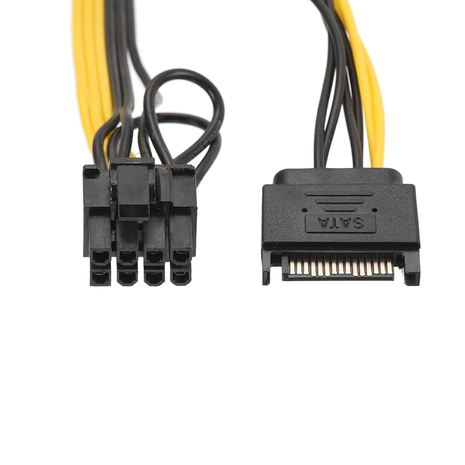 15-pin SATA Male To 8 Pin PCI-E GPU Power Cable 10-Pack SATA To PCI-E ...