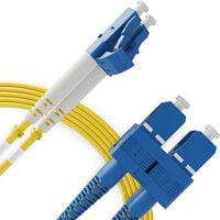 Fiber Optic LC/UPC-LC/UPC SM DX 3m OS2 9/125um Patch Cord