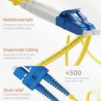 Fiber Optic LC/UPC-LC/UPC SM DX 3m OS2 9/125um Patch Cord Fiber Optic LC/UPC-LC/UPC SM DX 3m OS2 9/125um Patch Cord