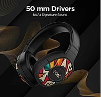 boAt Rockerz 550 Bluetooth Wireless Over Ear Headphones with Upto 20 Hours Playback
