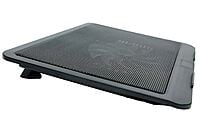Adnet Laptop Cooling Pad AD-19 1 Fan Cooling Pad  (Black)