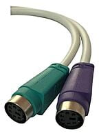 PS2 Active Adapter USB Type A Male to PS 2 Female Multicolor