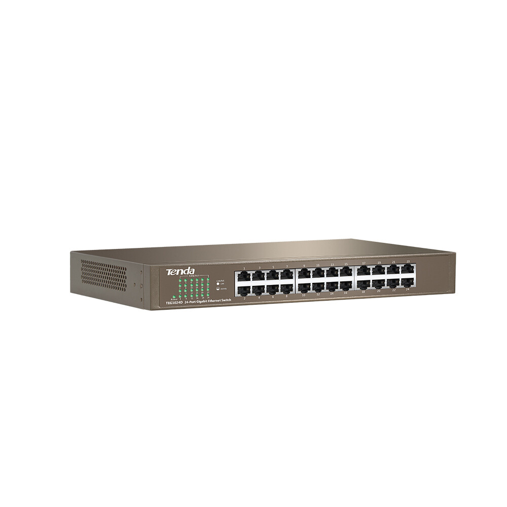 Tenda TEG1024D 24 Port 10/100/1000 Mbps Gigabit Switch Tenda TEG1024D 24 Port 10/100/1000 Mbps Gigabit Switch