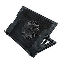 Adnet Laptop Cooling Pad AD-21,1 Fan Cooling Pad  (Black)