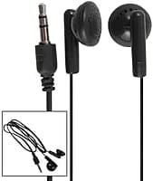 Wired Earphones with Jack In-Ear Stereo Headphones Without Mic for  Mobile, Laptop