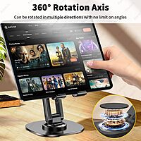 Consistent EDGE 360° Rotatable Phone Stand – Adjustable, Foldable, Desk Mount Holder for Mobile & Tablets Consistent EDGE 360° Rotatable Phone Stand – Adjustable, Foldable, Desk Mount Holder for Mobile & Tablets