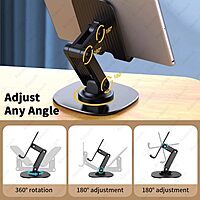 Consistent EDGE 360° Rotatable Phone Stand – Adjustable, Foldable, Desk Mount Holder for Mobile & Tablets Consistent EDGE 360° Rotatable Phone Stand – Adjustable, Foldable, Desk Mount Holder for Mobile & Tablets