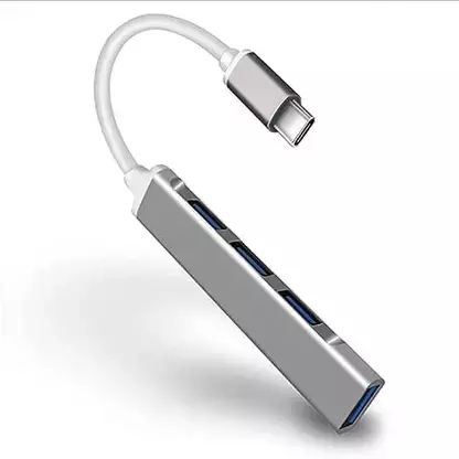 4-Port USB Hub with USB 3.1 Type-C & USB 3.0 Combo Plug | High-Speed Data Transfer for Laptops, PCs, and More 4-Port USB Hub with USB 3.1 Type-C & USB 3.0 Combo Plug | High-Speed Data Transfer for Laptops, PCs, and More