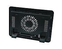 Adnet Laptop Cooling Pad AD-19 1 Fan Cooling Pad  (Black)