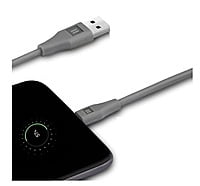 Champion C-Type TPE Power+ Compatible Dash/Warp Data Sync Fast Charging Cable Supported for All C Type Devices (Grey)