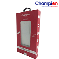 Champion Power Bank Champ 114 Capacity 10000 mAh White (BIS Certified)