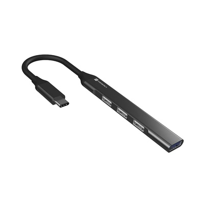 Portronics Mport 31C USB C Hub (4-in-1), Type C Multiport Adapter with 1 x USB 3.0 & 3 x USB 2.0 Ports, up to 5 Gbps High Speed Data Transfer (Grey) Portronics Mport 31C USB C Hub (4-in-1), Type C Multiport Adapter with 1 x USB 3.0 & 3 x USB 2.0 Ports, up to 5 Gbps High Speed Data Transfer (Grey)
