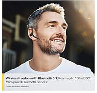 Jabra Talk 65 Mono Bluetooth Headset - Premium Wireless Single Ear Headset