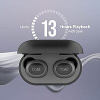 boAt Airdopes 171 in Ear Bluetooth True Wireless Earbuds with Upto 13 Hours Battery, IPX4, Bluetooth v5.0, Dual Tone Finish with Mic (Mysterious Blue) & (Active Black)