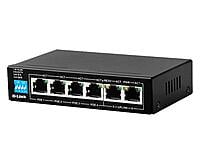 D-Link  Unmanaged PoE Switch DES-F1006P-E