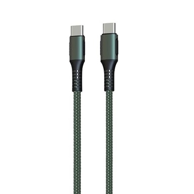 Portronics Konnect C Square 18W Type c to c ,3A Quick Charge Support, Nylon Braided,1.2M Portronics Konnect C Square 18W Type c to c ,3A Quick Charge Support, Nylon Braided,1.2M