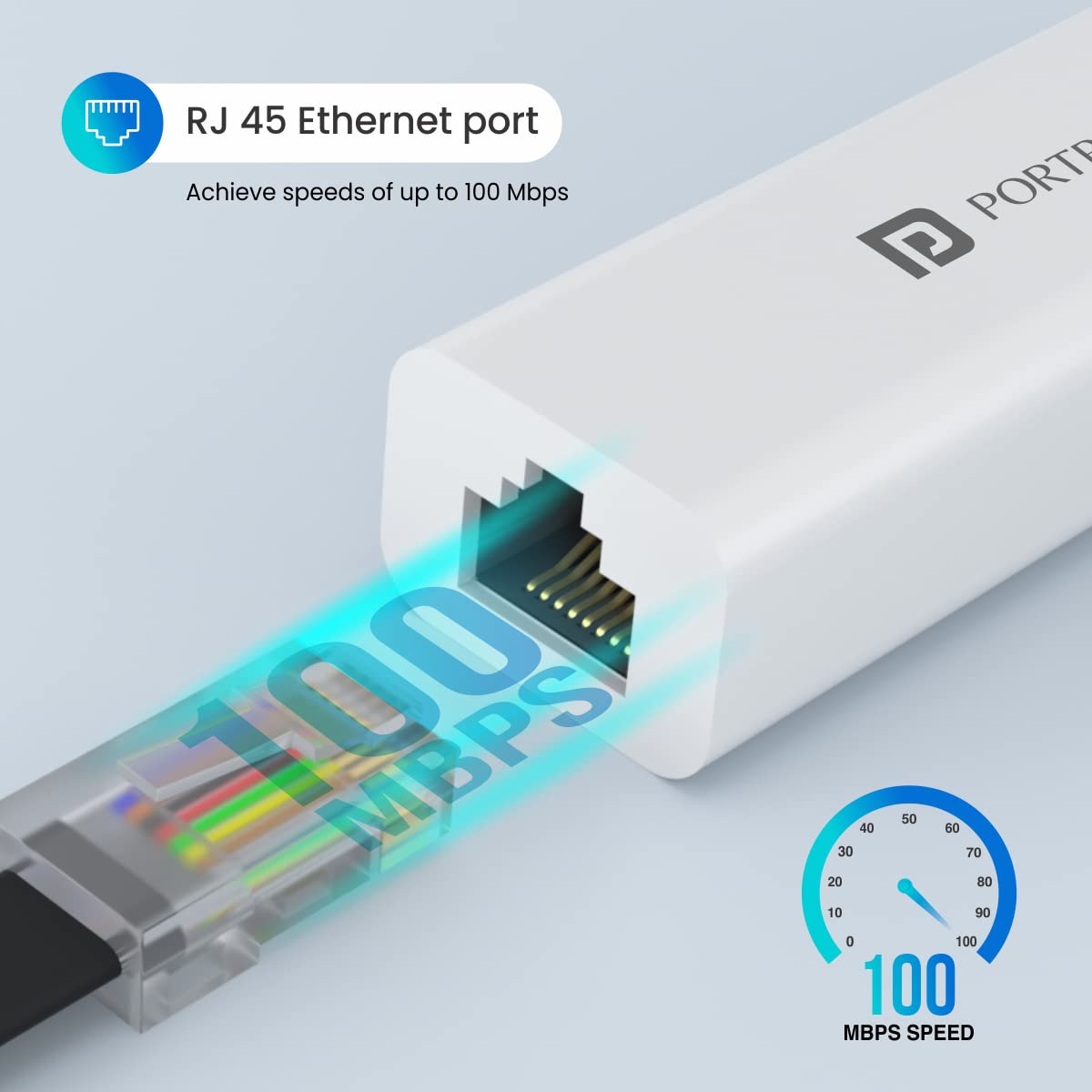 Portronics Mport 60 4-in-1 Multiport Type C/USB Hub with LAN Adapter RJ45 Port, 3 USB2.0 Port, Type C OTG Support, Plug & Play, Wide Compatibility (White) Portronics Mport 60 4-in-1 Multiport Type C/USB Hub with LAN Adapter RJ45 Port, 3 USB2.0 Port, Type C OTG Support, Plug & Play, Wide Compatibility (White)