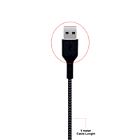 Champion USB to Type-C 2.4Amp Data Sync & Charging Cable Braided 1M for all Android & USB Type-C Devices (Grey) Champion USB to Type-C 2.4Amp Data Sync & Charging Cable Braided 1M for all Android & USB Type-C Devices (Grey)