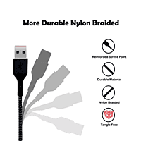 Champion USB to Type-C 2.4Amp Data Sync & Charging Cable Braided 1M for all Android & USB Type-C Devices (Grey) Champion USB to Type-C 2.4Amp Data Sync & Charging Cable Braided 1M for all Android & USB Type-C Devices (Grey)