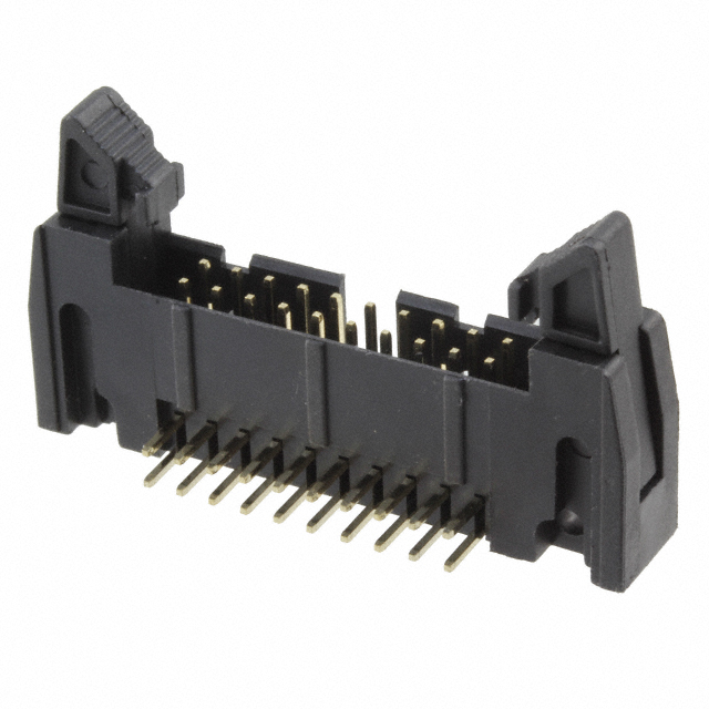 FRC IDC Box Male Header Right-Angle with Lock FRC IDC Box Male Header Right-Angle with Lock