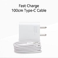 MI Xiaomi 22.5W Fast USB Type C Charger Combo for Tablets - White