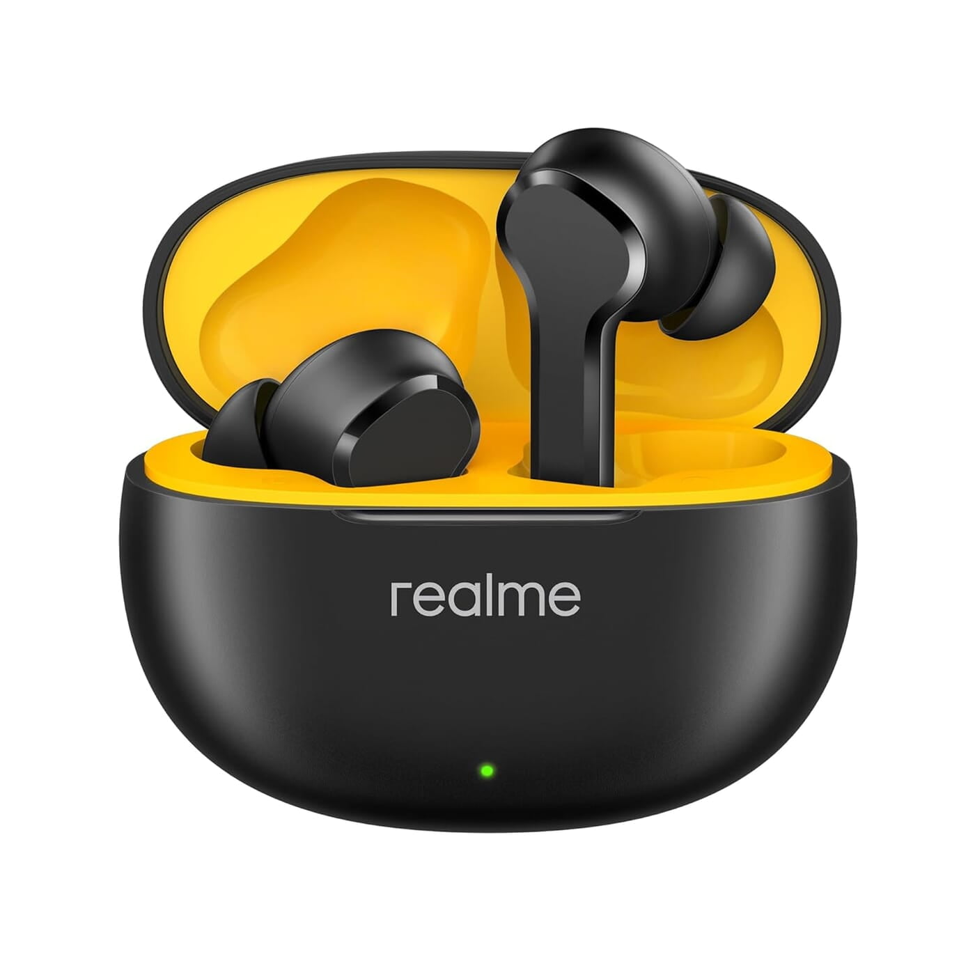 realme TechLife Buds T100 Bluetooth Truly Wireless in Ear Earbuds with mic, AI ENC for Calls, Google Fast Pair, 28 Hours Playback time (Black) realme TechLife Buds T100 Bluetooth Truly Wireless in Ear Earbuds with mic, AI ENC for Calls, Google Fast Pair, 28 Hours Playback time (Black)