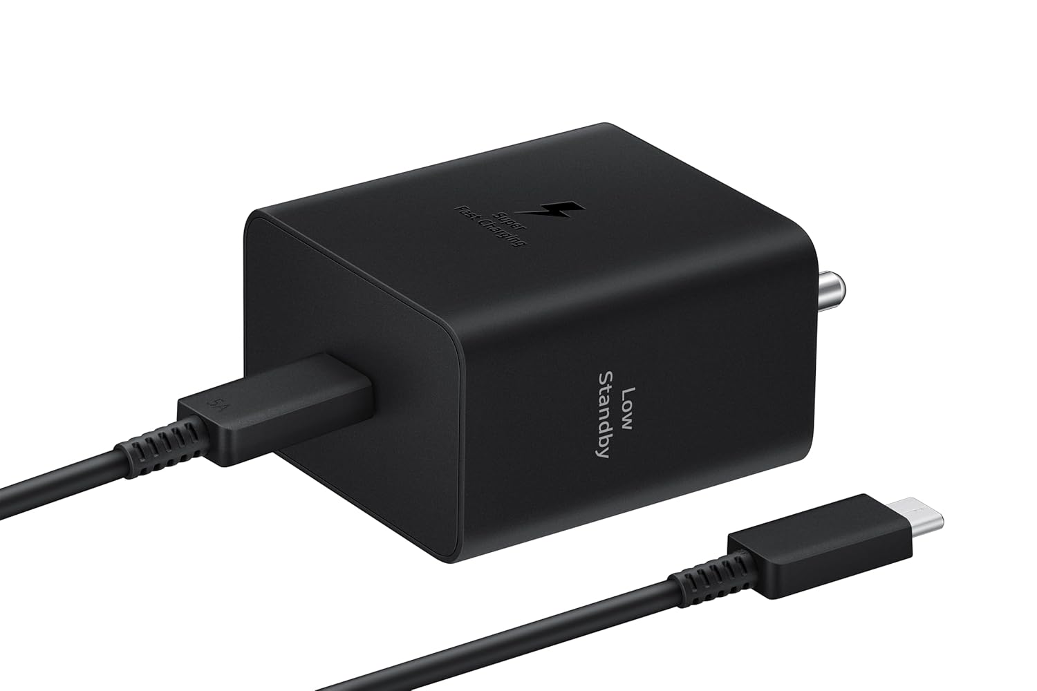 Samsung Type C 1-Port Power Adaptor (Type C to Type C Cable, Charging Indicator, Black) Samsung Type C 1-Port Power Adaptor (Type C to Type C Cable, Charging Indicator, Black)