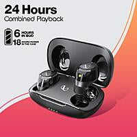 Infinity Swing 350 Bluetooth Truly Wireless in Ear Earbuds with mic Black