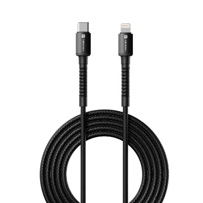 Portronics Konnect X Type C to 8-Pin 27W Fast Charging Cable, Premium TPE Material, Support to all Lightning Devices 1M Length Portronics Konnect X Type C to 8-Pin 27W Fast Charging Cable, Premium TPE Material, Support to all Lightning Devices 1M Length
