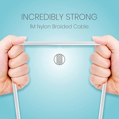 Portronics Konnect L POR-1081 Fast Charging 3A Type-C Cable 1.2Meter with Charge & Sync Function for All Type-C Devices (Grey) Portronics Konnect L POR-1081 Fast Charging 3A Type-C Cable 1.2Meter with Charge & Sync Function for All Type-C Devices (Grey)