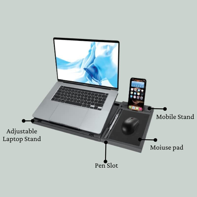 AD-CP-0203 Laptop Cooling Pad with 7 Adjustable Tilt Angles and Convenient Features AD-CP-0203 Laptop Cooling Pad with 7 Adjustable Tilt Angles and Convenient Features
