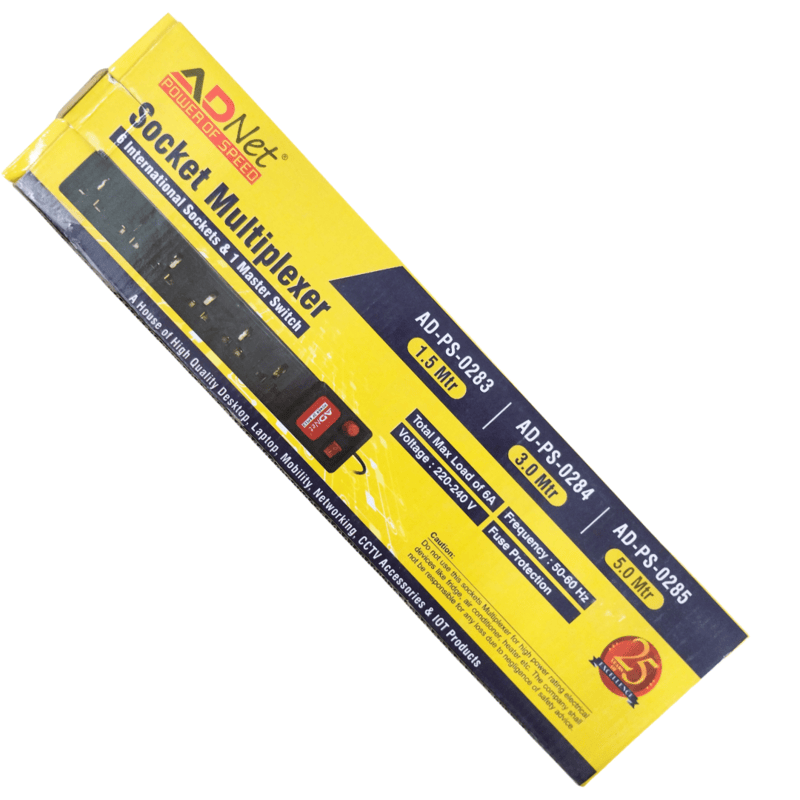 AD-PS-281 Spike Extension Board 516 (1.5 Meter) With Universal Socket AD-PS-281 Spike Extension Board 516 (1.5 Meter) With Universal Socket