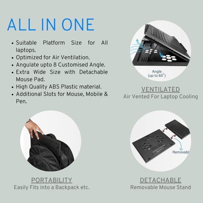 AD-CP-0203 Laptop Cooling Pad with 7 Adjustable Tilt Angles and Convenient Features AD-CP-0203 Laptop Cooling Pad with 7 Adjustable Tilt Angles and Convenient Features