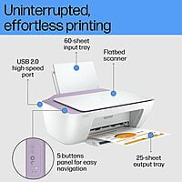 HP Deskjet Ink Advantage 2335 All-in-One Printer, Scanner and Copier for Home for Home for Dependable Printing and scanning, Simple Setup for Everyday Usage, Ideal for Home.