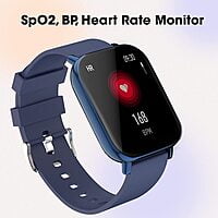 ZEBRONICS ZEB-FIT7220CH Smart Fitness Watch with Call Function via Built-in Speaker & Mic(Blue)