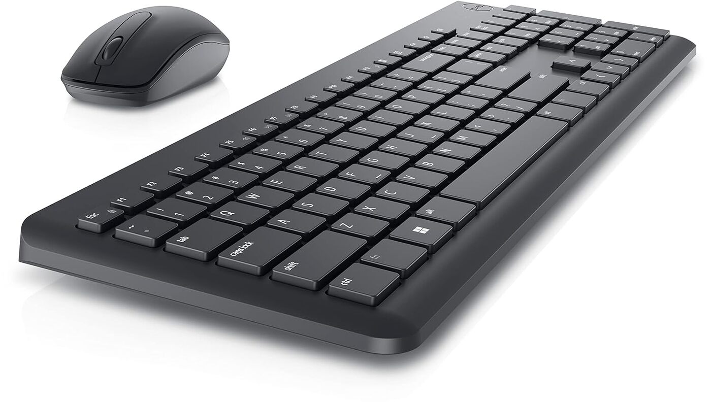 Dell KM3322W Wireless Keyboard and Mouse Combo – Anti-Fade Keys, Spill-Resistant, 36-Month Battery Life – Black Dell KM3322W Wireless Keyboard and Mouse Combo – Anti-Fade Keys, Spill-Resistant, 36-Month Battery Life – Black