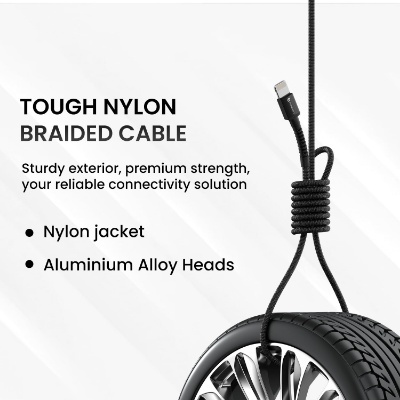 Portronics Konnect X Type C to 8-Pin 27W Fast Charging Cable, Premium TPE Material, Support to all Lightning Devices 1M Length Portronics Konnect X Type C to 8-Pin 27W Fast Charging Cable, Premium TPE Material, Support to all Lightning Devices 1M Length