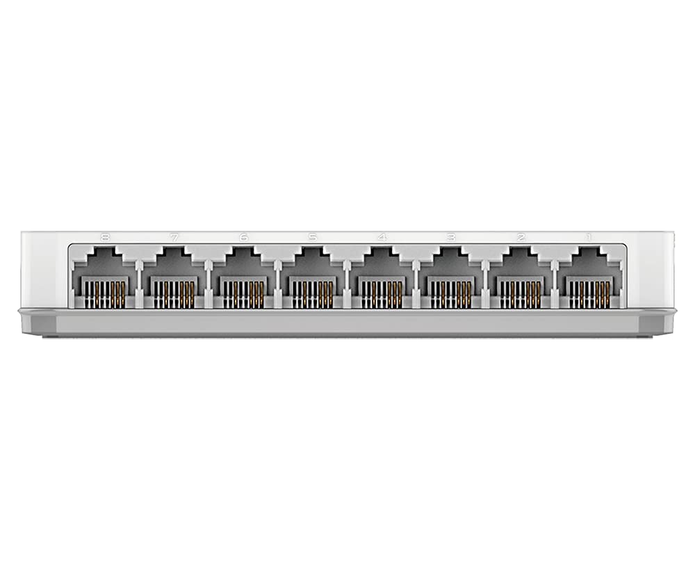 Fast Ethernet Network Switch | 5/8-Port 10/100Mbps | RJ45 Ports, Metal Body ,Plug & Play Fast Ethernet Network Switch | 5/8-Port 10/100Mbps | RJ45 Ports, Metal Body ,Plug & Play