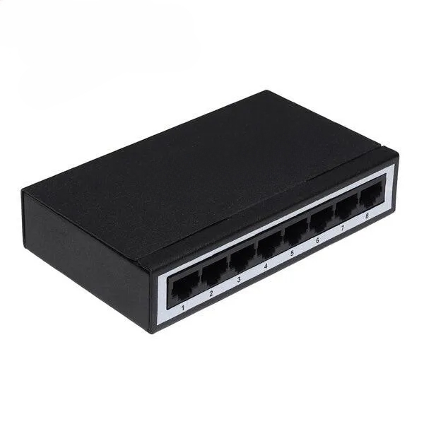 Gigabit Ethernet Network Switch | 5/8-Port 10/100Mbps | Metal Body, RJ45 Ports, Plug & Play, Compact Design for Seamless Connectivity Gigabit Ethernet Network Switch | 5/8-Port 10/100Mbps | Metal Body, RJ45 Ports, Plug & Play, Compact Design for Seamless Connectivity