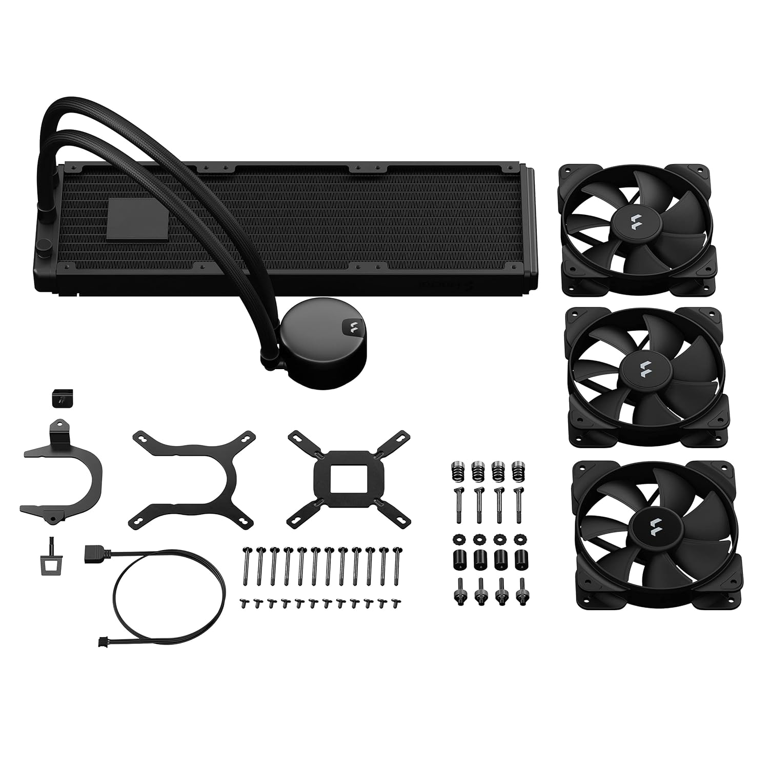 Fractal Design Lumen S36 V2 Aspect 12 PWM x3 AIO CPU Liquid/Water Cooler - LGA 1700 and AM5 Ready Fractal Design Lumen S36 V2 Aspect 12 PWM x3 AIO CPU Liquid/Water Cooler - LGA 1700 and AM5 Ready