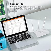 Tenda F3 300Mbps Wireless Wi-Fi Router (White, Single_Band Not a Modem, 300 megabits_per_Second)