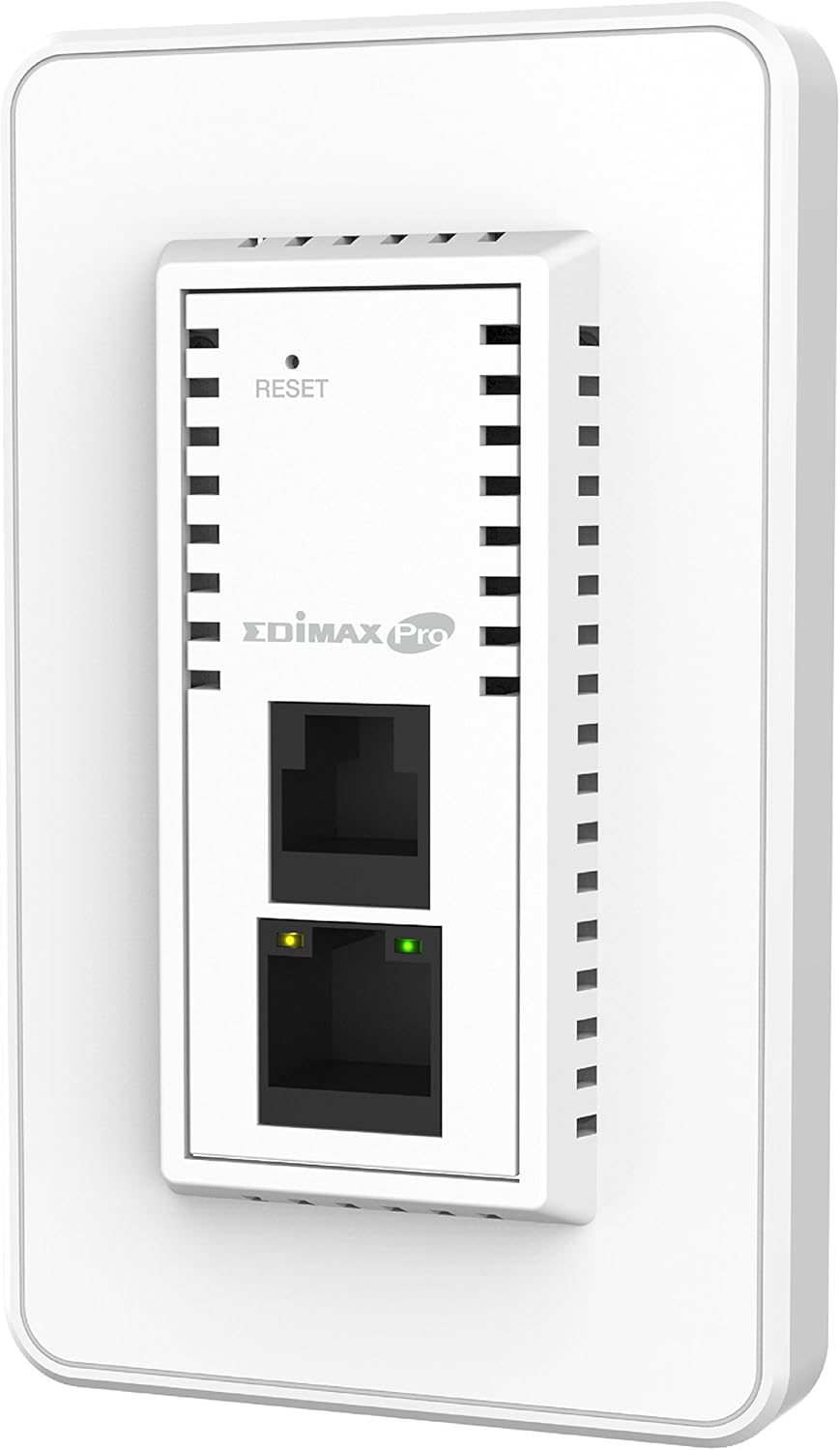 Edimax IAP1200 ,2x2 AC1200 Dual Band in-Wall PoE Access Point, Wireless AP for Single and Multiple Locations, Multiple SSIDs for Security Management, white Edimax IAP1200 ,2x2 AC1200 Dual Band in-Wall PoE Access Point, Wireless AP for Single and Multiple Locations, Multiple SSIDs for Security Management, white
